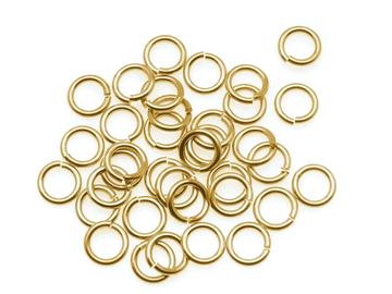 Bižuterní otevírací kroužky 8mm 10g - světlé zlaté