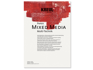 Blok papírů Mix Media KREUL 10ks - 300g