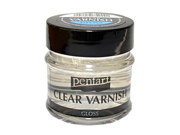 CLEAR VARNISH - průhledný lak PENTART 50ml - lesklý