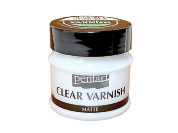 CLEAR VARNISH - průhledný lak PENTART 50ml - matný