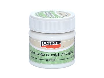 Decoupage lepidlo s lakem na textil PENTART - 50 ml