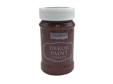 Dekor Paint Chalky - křídová vintage barva 100ml - kaštanová hnědá