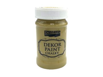 Dekor Paint Chalky - křídová vintage barva 100ml - hořčice žlutá