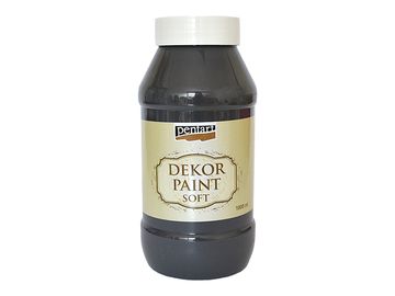 Dekor Paint Soft - křídová vintage barva 1000ml - černá