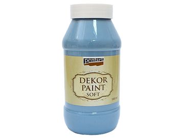 Dekor Paint Soft - křídová vintage barva 1000ml - lněná modrá