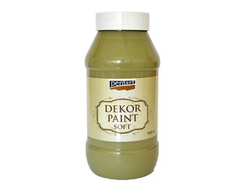 Dekor Paint Soft - křídová vintage barva 1000ml - oliva