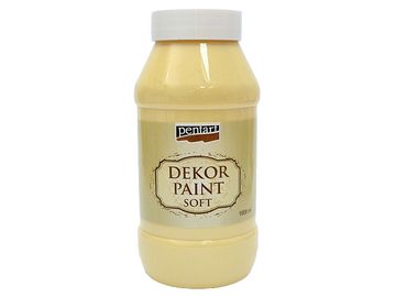 Dekor Paint Soft - křídová vintage barva 1000ml - žlutá