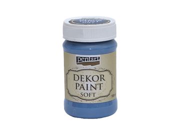 Dekor Paint - křídová vintage barva 100ml - džínově modrá