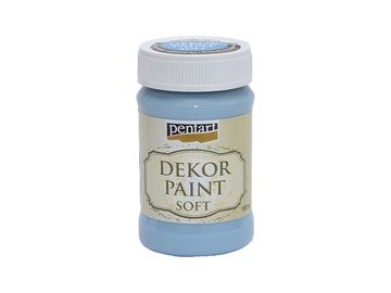 Dekor Paint - křídová vintage barva 100ml - lněná modrá