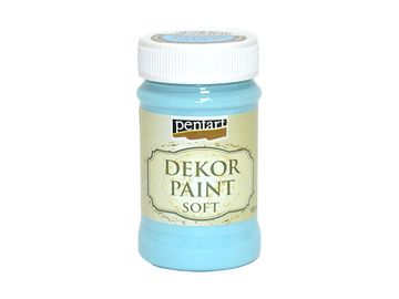 Dekor Paint - křídová vintage barva 100ml - nebeská modrá