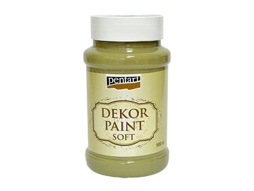 Dekor Paint Soft - křídová vintage barva 500ml - oliva
