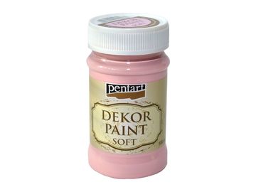 Dekor Paint Soft - křídová vintage barva 100ml - vintage růžová - třešňová