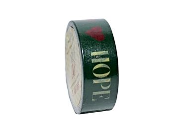 Dekorační WASHI páska vánoční 10mm 5m - Hope And Joy