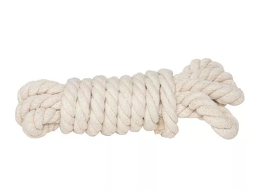 Dekorační lano 13mm 3m - bílé