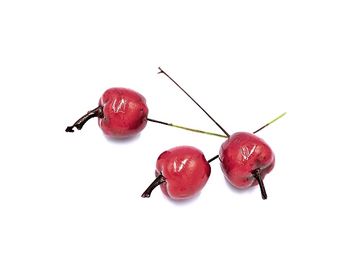 Dekorační zapichovací jablko 25mm - červené