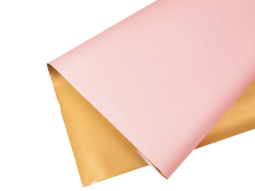 Deluxe balící papír 58cm 10m oboustranný - pudrově zlatý