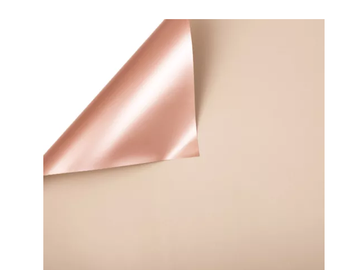 Deluxe balící papír 58cm 10m oboustranný - rosegold béžový