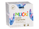 Dětské prstové barvy KREUL Mucki 4x150ml - metalické
