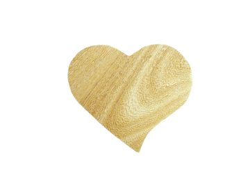 Dřevěná destička srdce Tilda - 24,5x22 cm