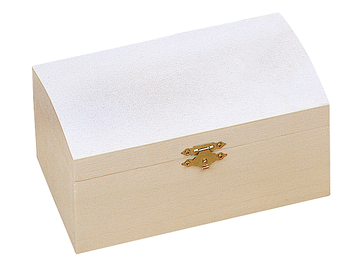 Dřevěná krabička 16,5x10x8cm - oblá