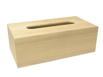 Dřevěná krabička - kryt na ubrousek bez dna