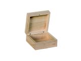 Dřevěná krabička s magnetickým poklopem - 10cm