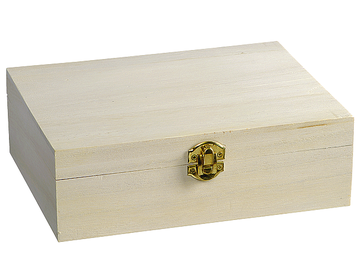 Dřevěná krabička, truhlička 27,5x16,5cm