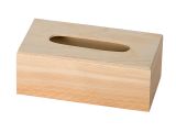 Dřevěná krabička - zásobník na ubrousky - 25x13x9 cm
