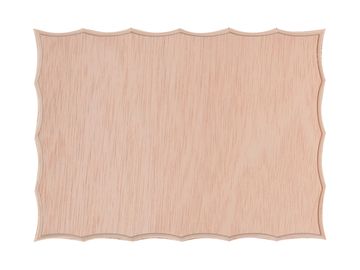 Dřevěná deska vlnkovaná silná 30x22cm