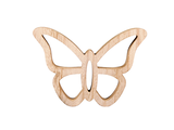 Dřevěná MDF dekorace 18,5cm - velký motýl
