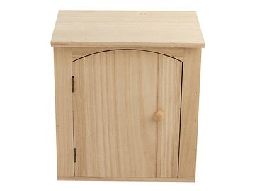 Dřevěná skříňka na klíče - se stříškou