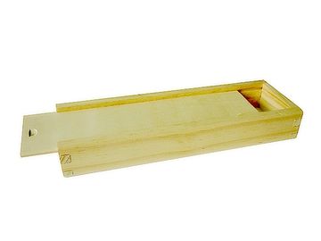 Dřevěná zasouvací krabička podlouhlá - penál