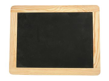 Dřevěná závěsná křídová tabule 19x24cm