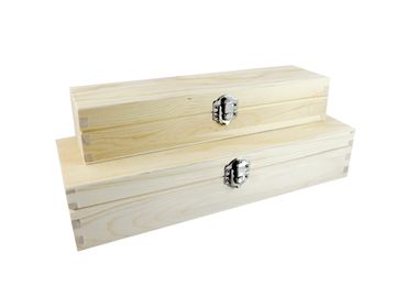 Dřevěné krabičky 2v1 - truhličky