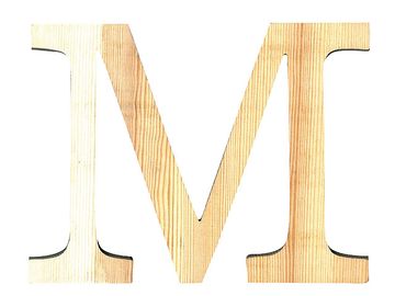 Dřevěné písmeno 11,5cm - M