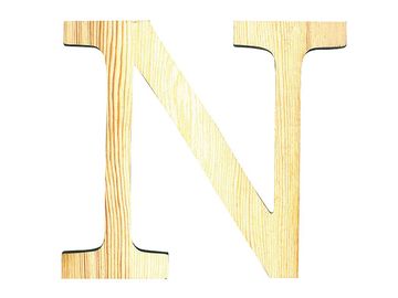 Dřevěné písmeno 11,5cm - N