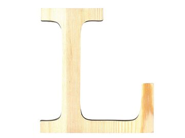 Dřevěné písmeno 11,5cm - L