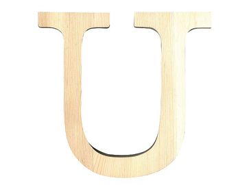 Dřevěné písmeno 11,5cm - U