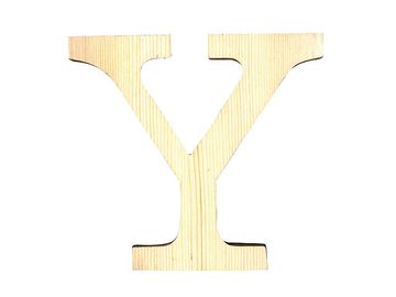 Dřevěné písmeno 11,5cm - Y