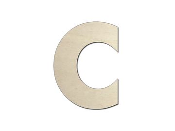 Dřevěné písmeno - C