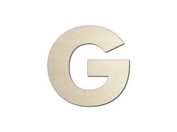 Dřevěné písmeno - G