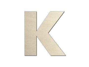 Dřevěné písmeno - K