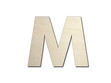 Dřevěné písmeno - M