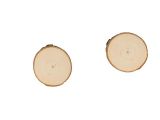 Dřevěné podložky 2ks kulaté 7-9cm - řezané kmeny 2ks
