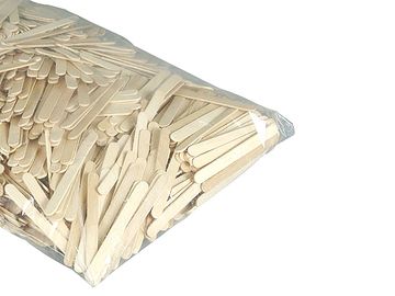 Dřevěné špachtle (nanukové paličky) 11cm - přírodní - 1000ks