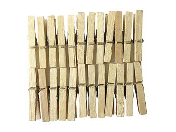 Dřevěné kolíčky 24ks 3cm - přírodní