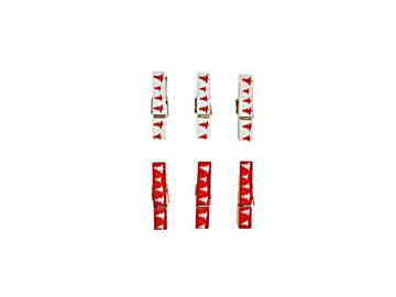 Dřevěné kolíčky s magnetem vánoční 35mm - stromky