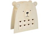 Dřevěný adventní kalendář ARTEMIO Beary Christmas - medvěd