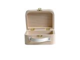 Dřevěný mini kufřík - 13x9x6cm