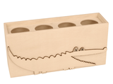 Dřevěný stojan na pera, tužky ARTEMIO Safari - krokodýl